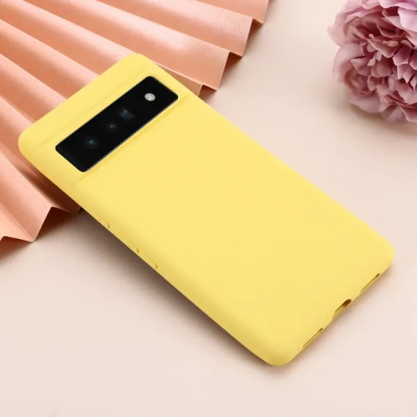 RUBBER Ochranný kryt pre Google Pixel 7 žltý