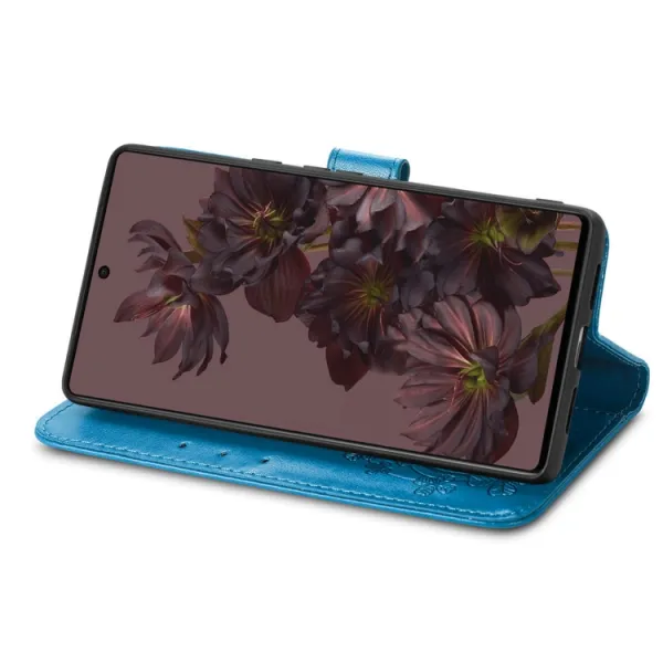 ART FLOWERS Peňaženkový kryt Google Pixel 7 modrý