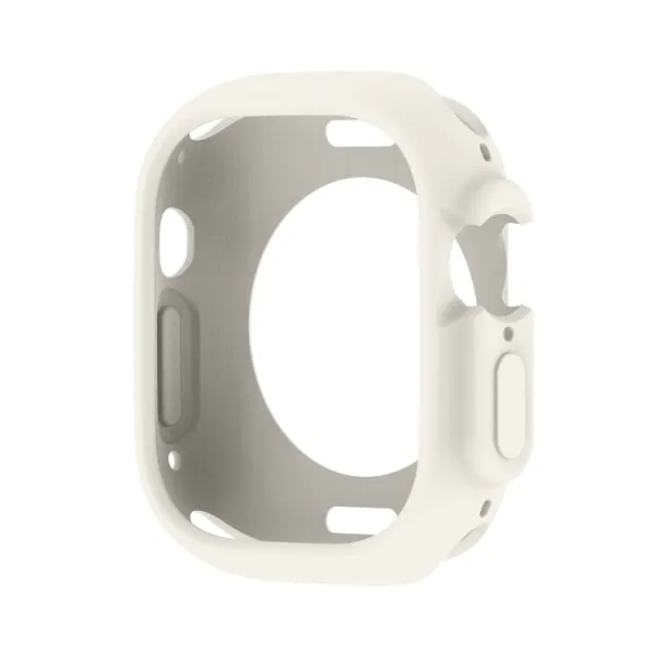 TPU HALF COVER Obal pre Apple Watch Ultra 1 / 2 / 3 49mm béžový