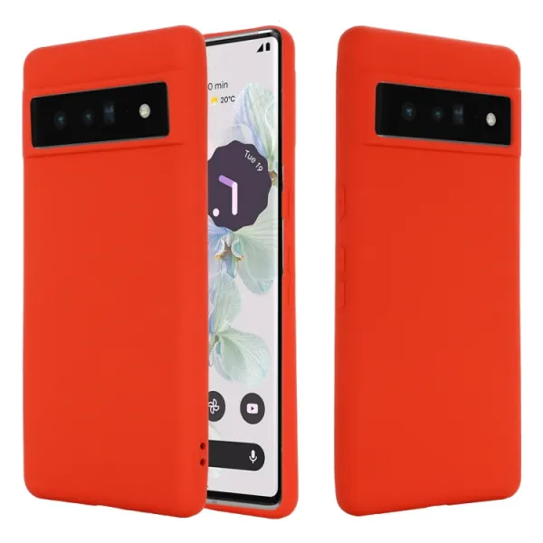 RUBBER Ochranný kryt pre Google Pixel 7 červený