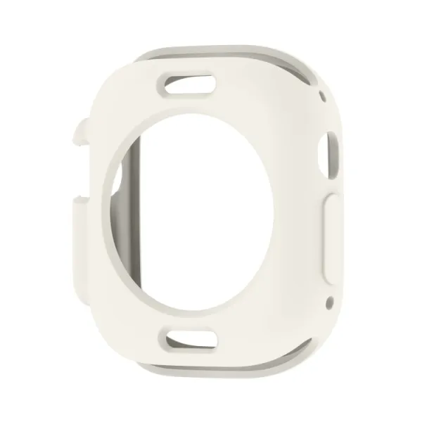 TPU HALF COVER Obal pre Apple Watch Ultra 1 / 2 / 3 49mm béžový