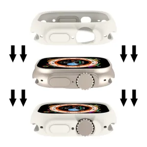 TPU HALF COVER Obal pre Apple Watch Ultra 1 / 2 / 3 49mm béžový