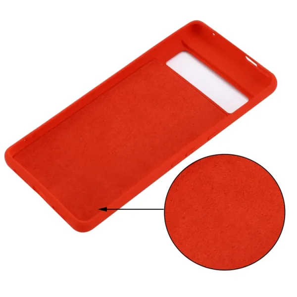 RUBBER Ochranný kryt pre Google Pixel 7 červený