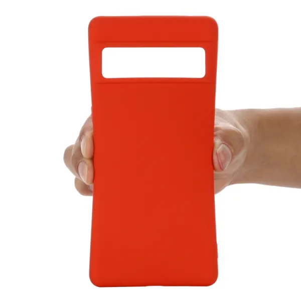 RUBBER Ochranný kryt pre Google Pixel 7 červený