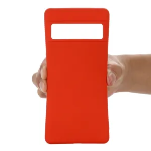 RUBBER Ochranný kryt pre Google Pixel 7 červený