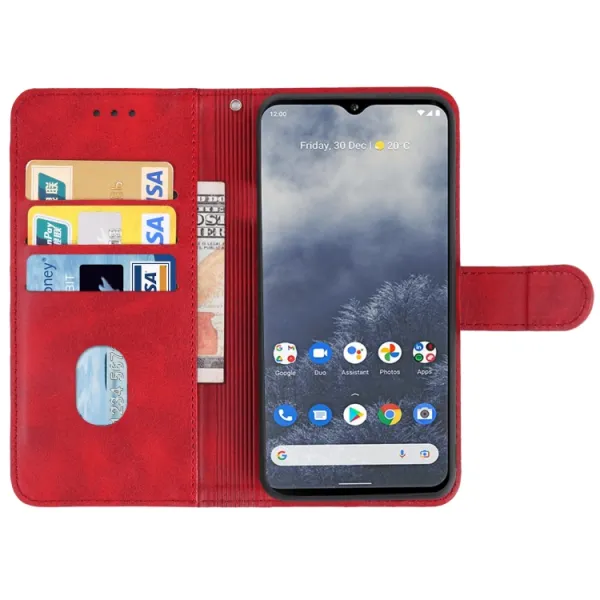 SMOOTH Peňaženkové puzdro pre Nokia G60 červený