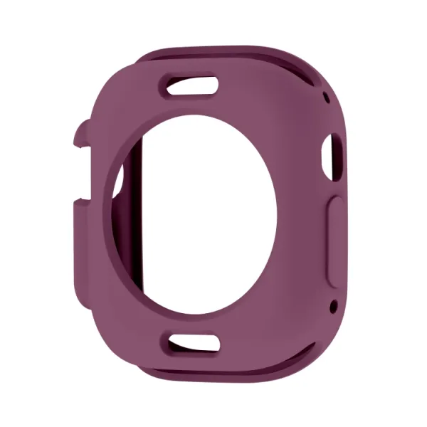 TPU HALF COVER Obal pre Apple Watch Ultra 1 / 2 / 3 49mm bordový