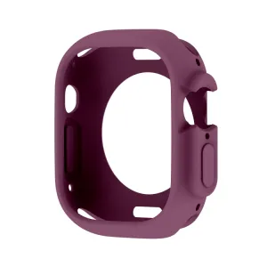 TPU HALF COVER Obal pre Apple Watch Ultra 1 / 2 / 3 49mm bordový