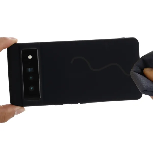 RUBBER Ochranný kryt pre Google Pixel 7 čierny