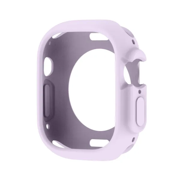 TPU HALF COVER Obal pre Apple Watch Ultra 1 / 2 / 3 49mm fialový