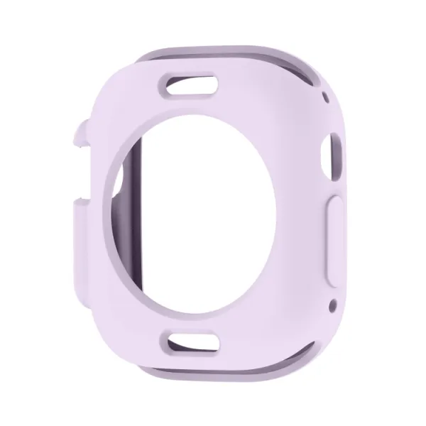 TPU HALF COVER Obal pre Apple Watch Ultra 1 / 2 / 3 49mm fialový