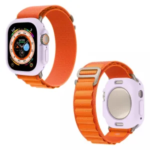 TPU HALF COVER Obal pre Apple Watch Ultra 1 / 2 / 3 49mm fialový