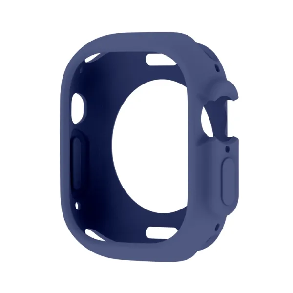 TPU HALF COVER Obal pre Apple Watch Ultra 1 / 2 / 3 49mm tmavomodrý