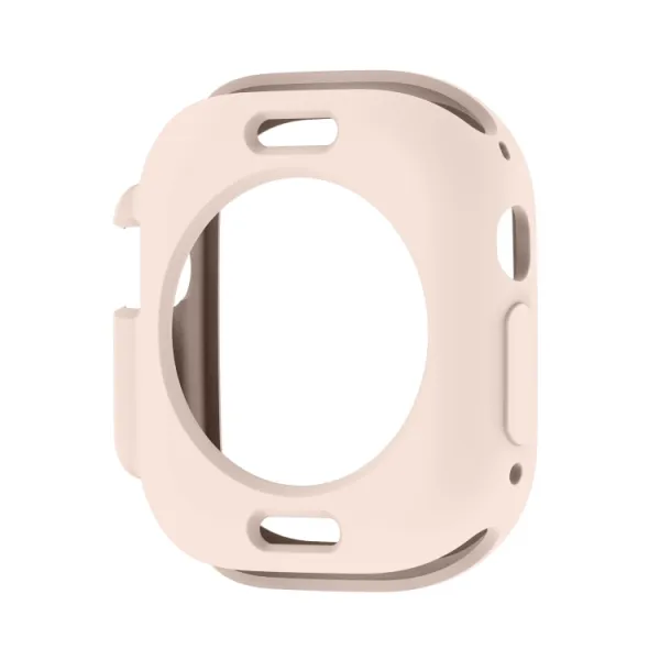 TPU HALF COVER Obal pre Apple Watch Ultra 1 / 2 / 3 49mm svetloružový