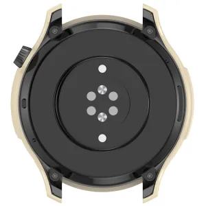 PC FULL COVER Plastový kryt so sklom Amazfit GTR 4 / GTR 4 Pro béžový