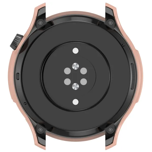 PC FULL COVER Plastový kryt so sklom Amazfit GTR 4 / GTR 4 Pro ružový
