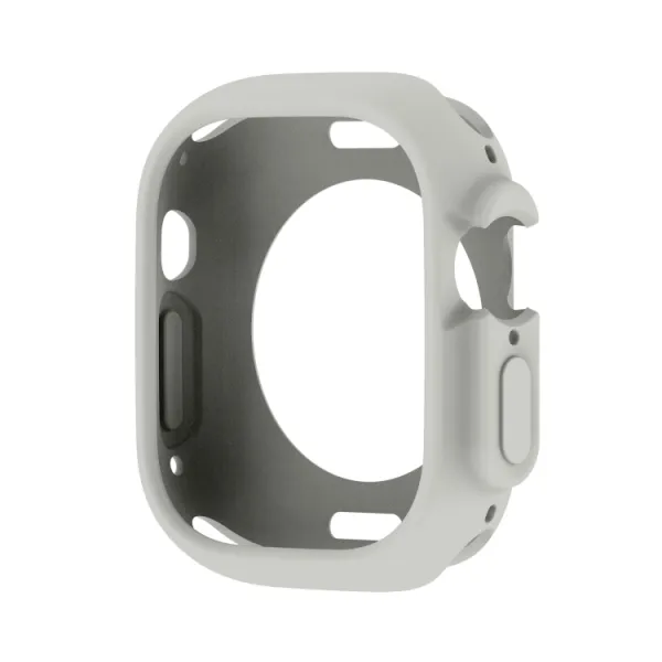 TPU HALF COVER Obal pre Apple Watch Ultra 1 / 2 / 3 49mm šedý