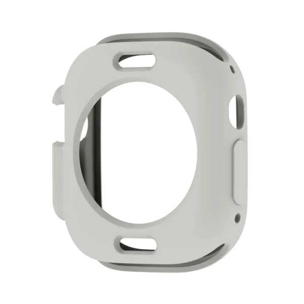 TPU HALF COVER Obal pre Apple Watch Ultra 1 / 2 / 3 49mm šedý