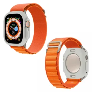TPU HALF COVER Obal pre Apple Watch Ultra 1 / 2 / 3 49mm šedý