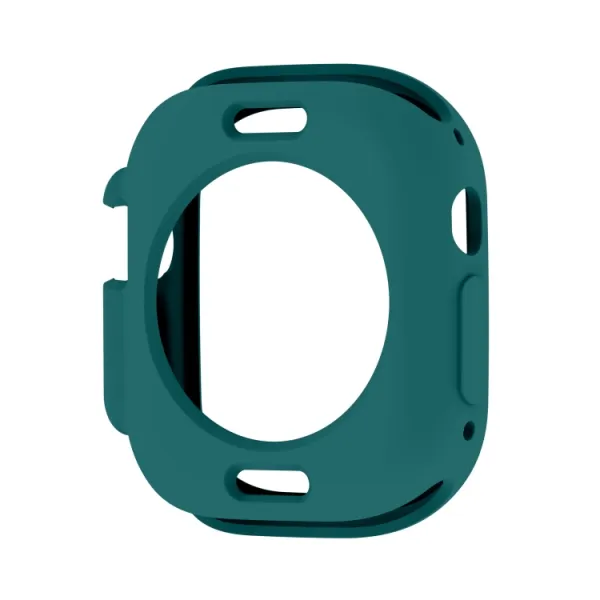 TPU HALF COVER Obal pre Apple Watch Ultra 1 / 2 / 3 49mm tmavozelený