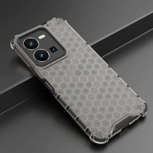 HONEYCOMB Ochranný kryt Vivo Y35 čierny