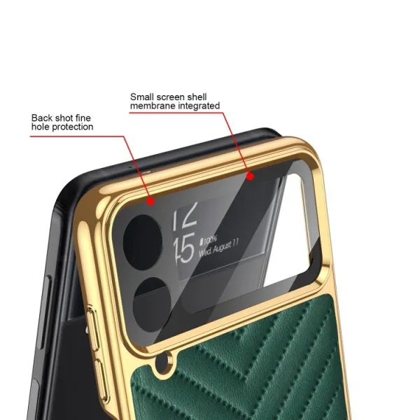 GKK ARROW Kryt s držiakom pre Samsung Galaxy Z Flip4 5G bordový