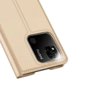 DUX Peňaženkový kryt Xiaomi Redmi 10A zlatý
