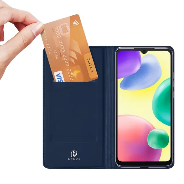 DUX Peňaženkový kryt Xiaomi Redmi 10A modrý