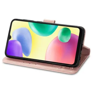 ART FLOWERS Peňaženkový kryt Xiaomi Redmi 10A svetloružový