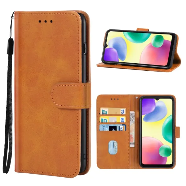 SMOOTH Peňaženkové puzdro pre Xiaomi Redmi 10A hnedý