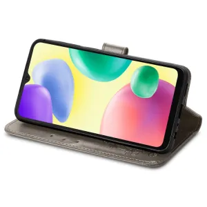 ART FLOWERS Peňaženkový kryt Xiaomi Redmi 10A šedý
