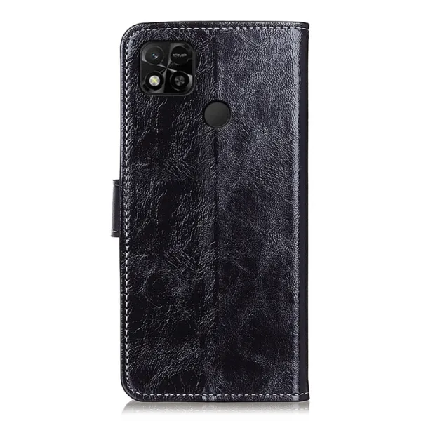 RETRO Peňaženkový obal Xiaomi Redmi 10A čierny