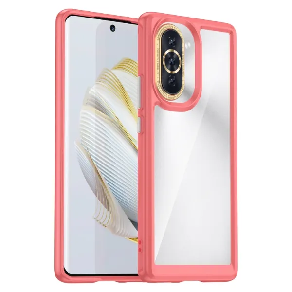 CRYSTAL Ochranný kryt pre Huawei nova 10 červený