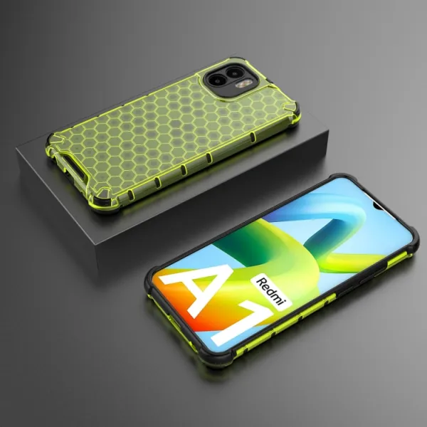 HONEYCOMB Ochranný kryt Xiaomi Redmi A1 / Redmi A2 zelený