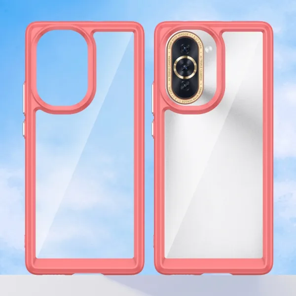 CRYSTAL Ochranný kryt pre Huawei nova 10 červený