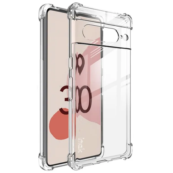 IMAK Ochranný silikónový kryt Google Pixel 7 priehľadný