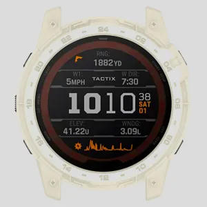 TPU HALF COVER Obal pre Garmin Enduro 2 / Tactix 7 bežový