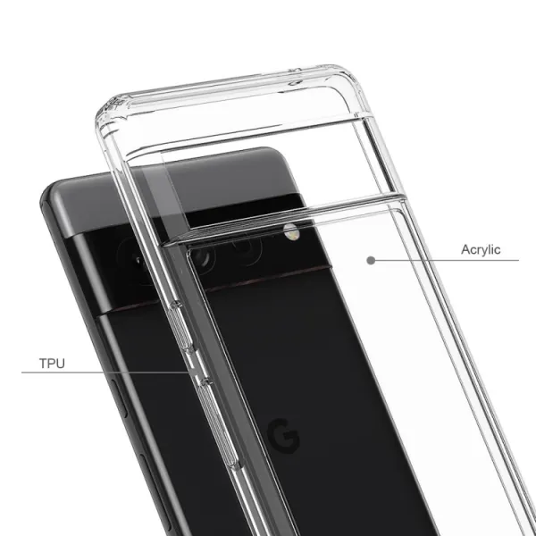SHOCK Extra odolný kryt Google Pixel 7 Pro priehľadný