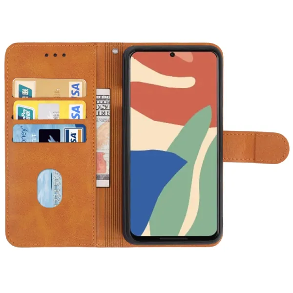 SMOOTH Peňaženkové puzdro pre Google Pixel 7 Pro hnedé