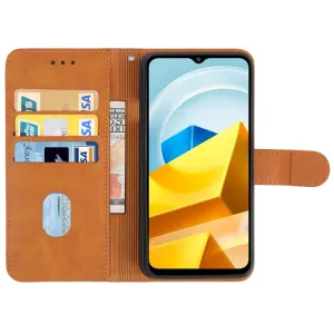 SMOOTH Peňaženkové puzdro pre Xiaomi Poco M5 hnedé