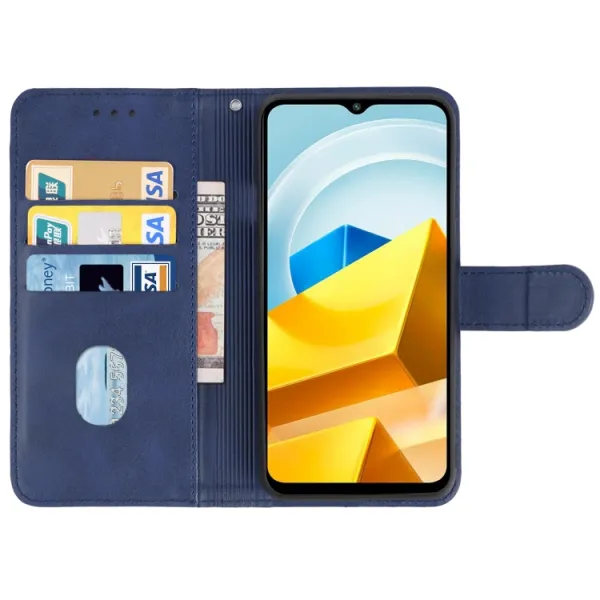SMOOTH Peňaženkové puzdro pre Xiaomi Poco M5 modré