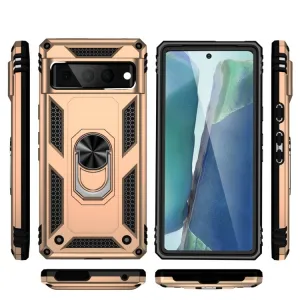 RING Obal s držiakom pre Google Pixel 7 Pro zlatý