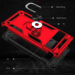 RING Obal s držiakom pre Google Pixel 7 Pro červený