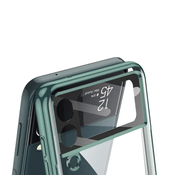 GKK PHANTOM Ochranný obal Samsung Galaxy Z Flip4 5G zelený