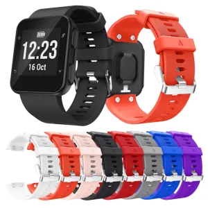 SILICONE Remienok pre Garmin Forerunner 35 červený