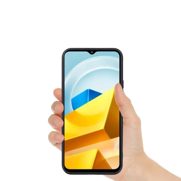 Silikónový kryt pre Xiaomi Poco M5 čierny
