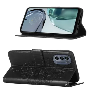 ART BUTTERFLY Peňaženkový kryt Motorola Moto G62 5G čierny
