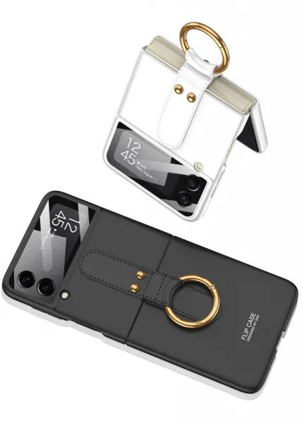 GKK LANYARD Kryt s remienkom Samsung Galaxy Z Flip4 5G biely