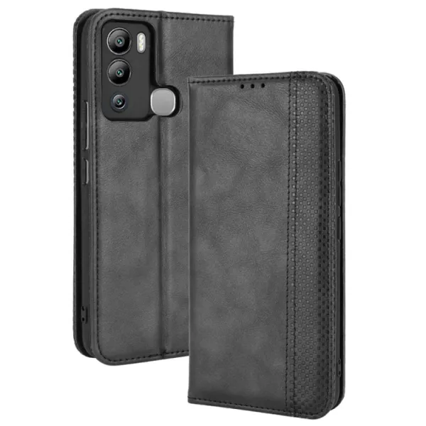 BUSINESS Peňaženkový kryt pre Infinix Hot 12i čierny