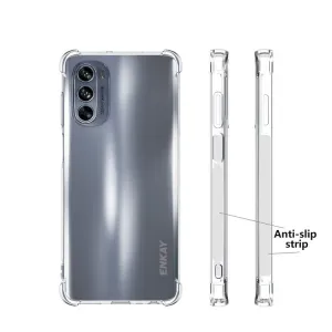 ENKAY AIRBAG Extra odolný kryt Motorola Moto G62 5G priehľadný